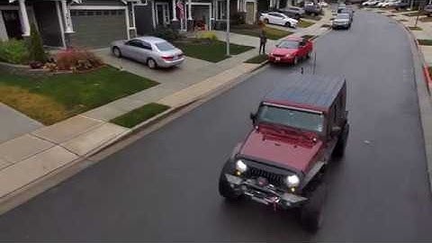 Skydio 2 Quick Follow Jeep and Test Flight