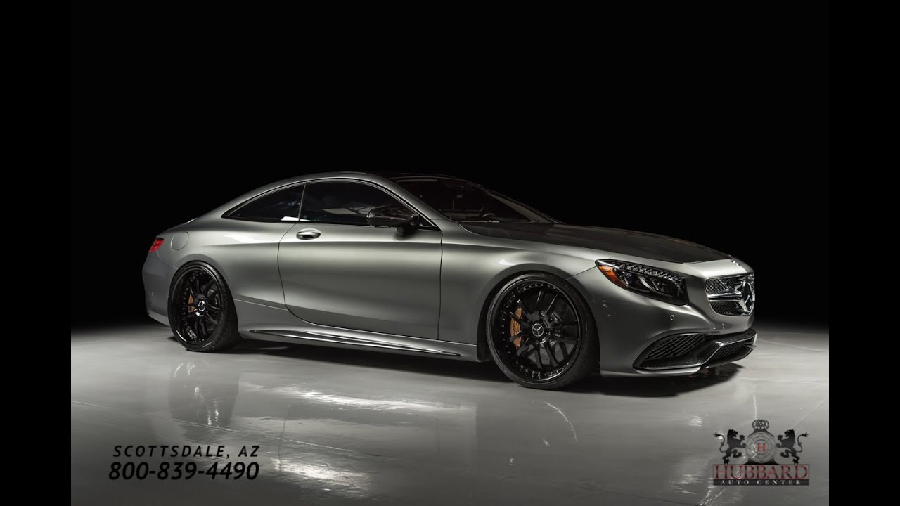 2015 Mercedes-Benz S65 Coupe w/ custom wheels - YouTube