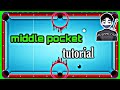 8 Ball Pool angle tutorial for middle pocket - trick shot tutorial #8ballpool | iamSAM