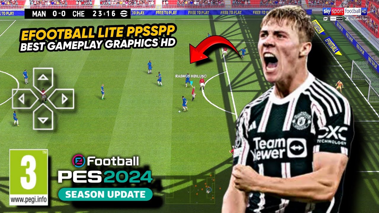 eFootball™ LITE PPSSPP by MP - Full Screen Mode - Best Graphics HD ...