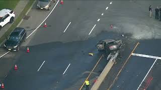 3 burglary suspects injured in fiery crash after police chase in NJ