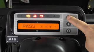 Display Nissan1F Driver Recognition mode