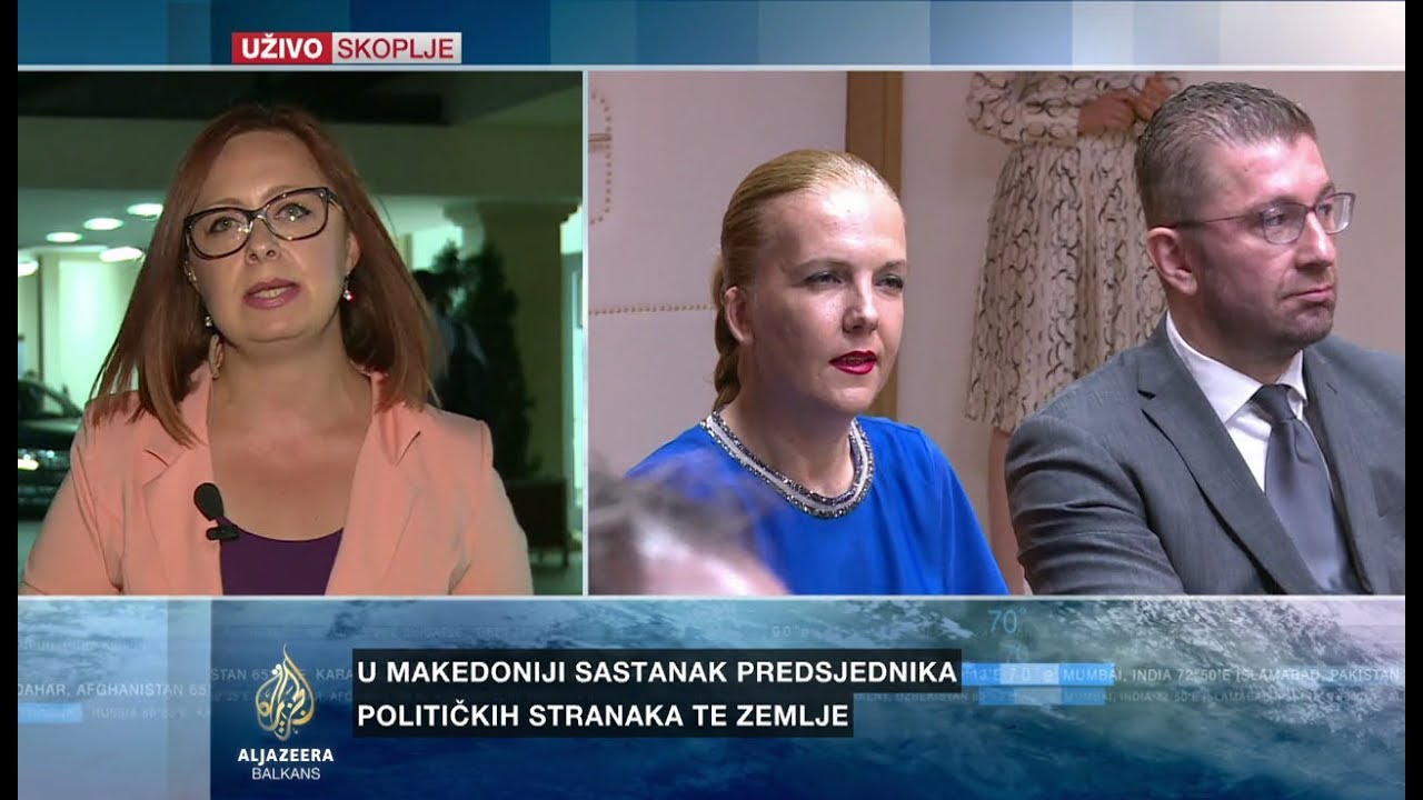 Blaževska-Evrosimoska: غادر VMRO-DPMNE المفاوضات الحزبية البرلمانية
