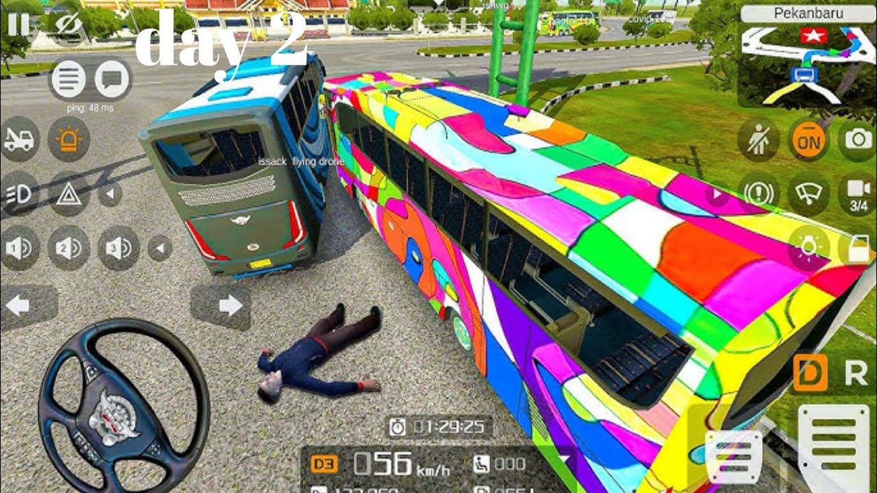 Bus simulator Indonesia game play@Nwfluam w. f. a. n. w. f. a. n.
