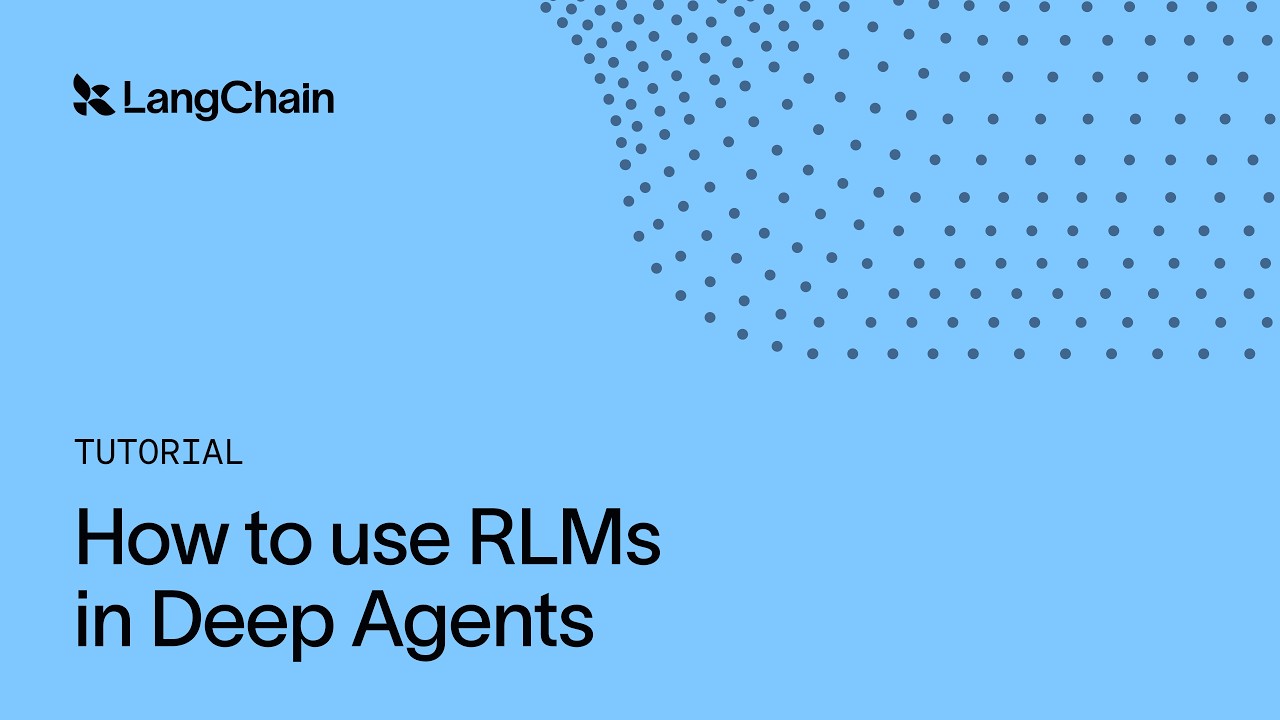 How to use RLMs in Deep Agents
