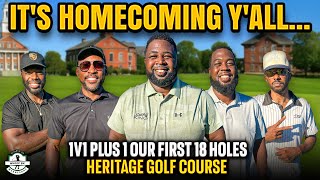 Download Lagu It's Homecoming Y'all... 1v1 Shelton VS Eric Plus 1 Our First 18 Holes | Heritage Golf Course MP3
