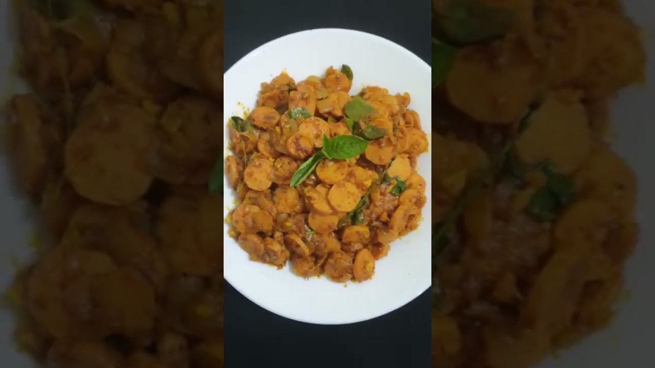 Sausage Roast Bachelor's Recipe Kerala Style Sausage Varattiyath