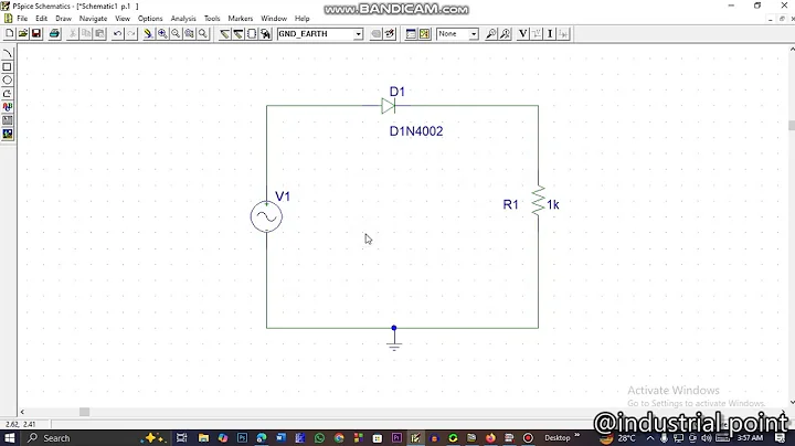 #Pspice_ How to Simulate a Half Wave Rectifier Circuit in PSpice | Tutorial for Beginners