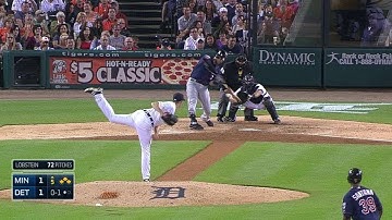 MIN@DET: Mauer plates Herrmann with an RBI groundout