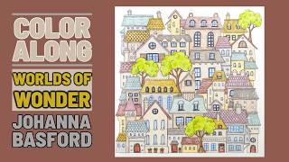 Worlds of Wonder by Johanna Basford - House Page (Color Along Part 2)
