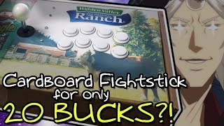 Cardboard Budget Fightstick for only $20!? - Easy Guide for Making Arcade Controllers with a Shoebox screenshot 4