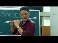 Transparentplastic chinese flute dizi