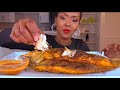 Asmr  fried sea bass         