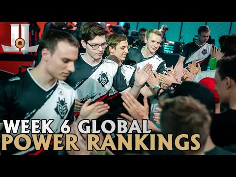 esports games Week 6 Global Power Rankings: G2 Takes Back Their Throne | 2019 Summer