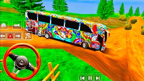 Coach Bus Simulator India Off-road Driving Bus Game | New Update 2025 Full Gameplay Video Part #91🔥🥰