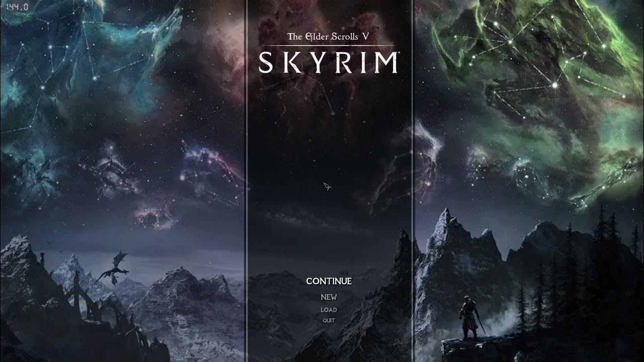 Skyrim main menu music from septimus modlist skyrim ae youtube