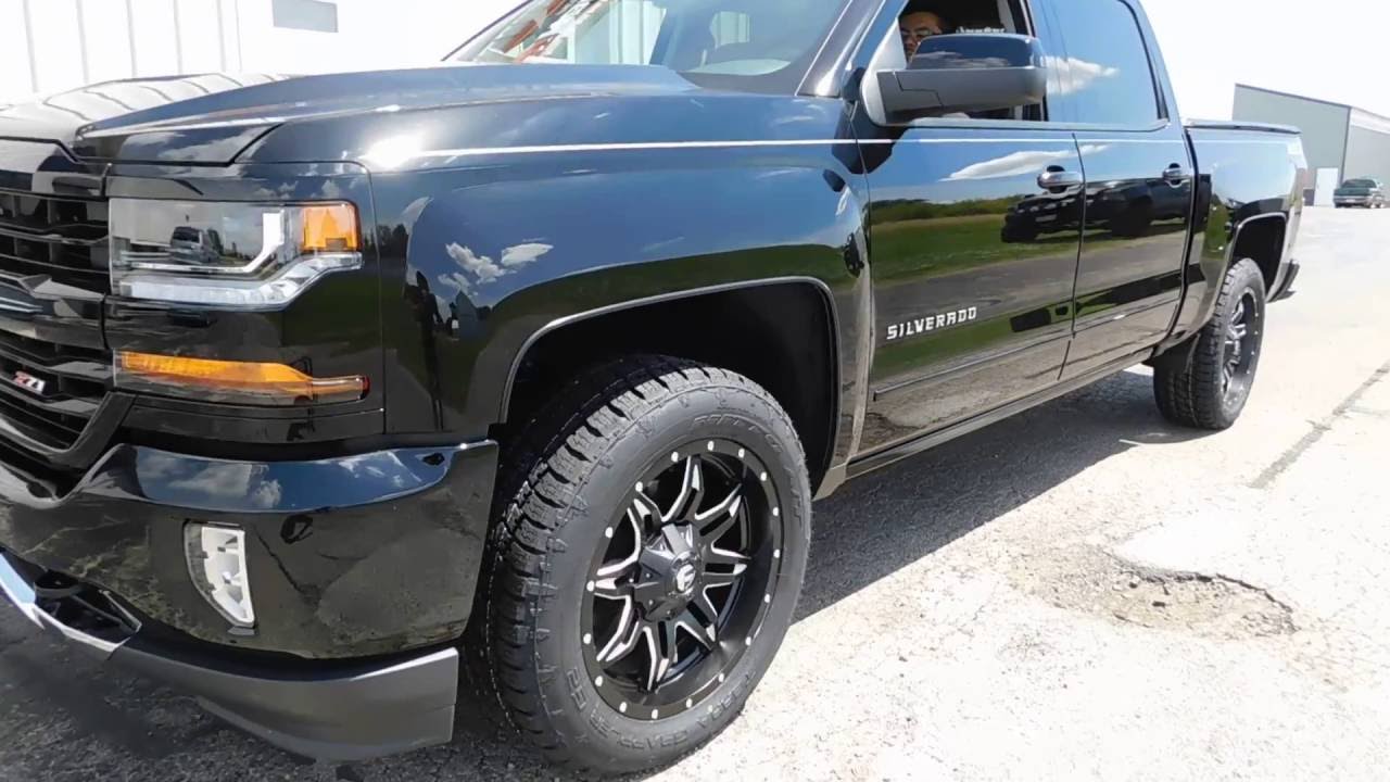 16 Chevrolet Silverado 1500 W x9 Fuel Lethal Wheels 275 55r Nitto Terra Grappler G2 Tires Youtube