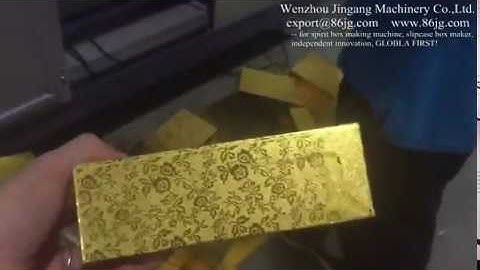 ZH 200 Automatic slipcase making machine for bookbinding, drawer box making, (half)