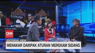 Menakar Dampak Aturan Merekam Sidang #LayarDemokrasi