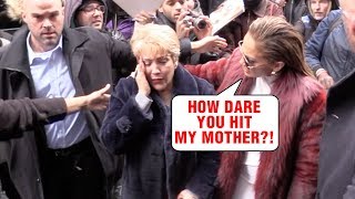 Jennifer Lopez's Mother HIT BY FAN, Actress Shouts in Anger