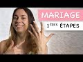 Mariage  les 1res tapes 