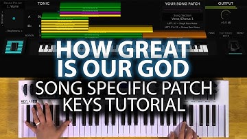 How Great Is Our God (World Edition) MainStage patch keyboard tutorial- Chris Tomlin