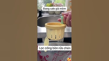 Lưới Lọc Rác Bồn Rửa Bát Đổ Tự Động Lọc Đa Năng