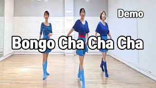 Bongo Cha Cha Cha - Line Dance | Demo | Easy Improver | Hengky Leon 