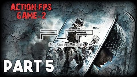 PSP ACTION FPS GAME 2 Walkthrough Gameplay Part 5 • PPSSPP Emulator