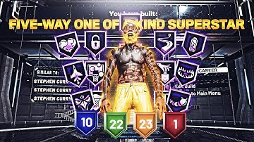 NBA 2K20 QUINTUPLE ARCHETYPE | BEST STEPH CURRY BUILD | BEST OFFENSIVE THREAT BUILD! 56 BADGES 2k20