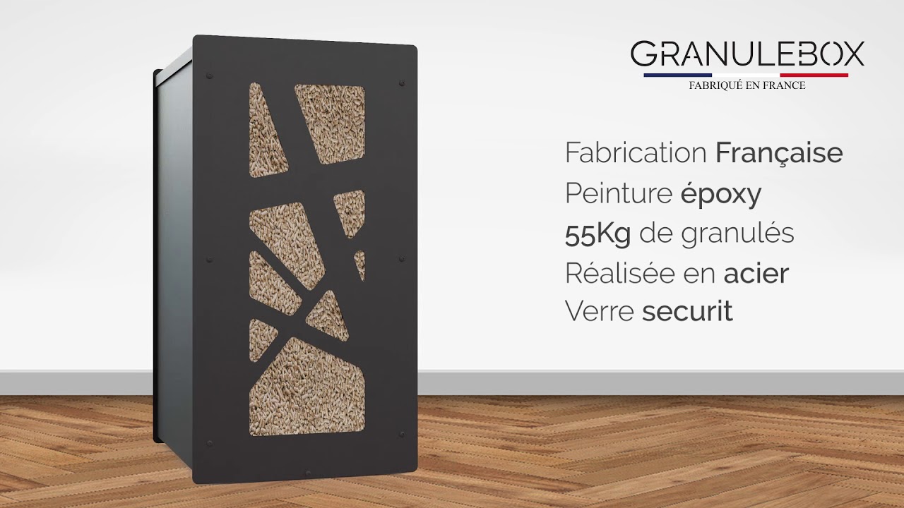 Granulebox meuble de stockage de granulés de bois pour la maison — free download
