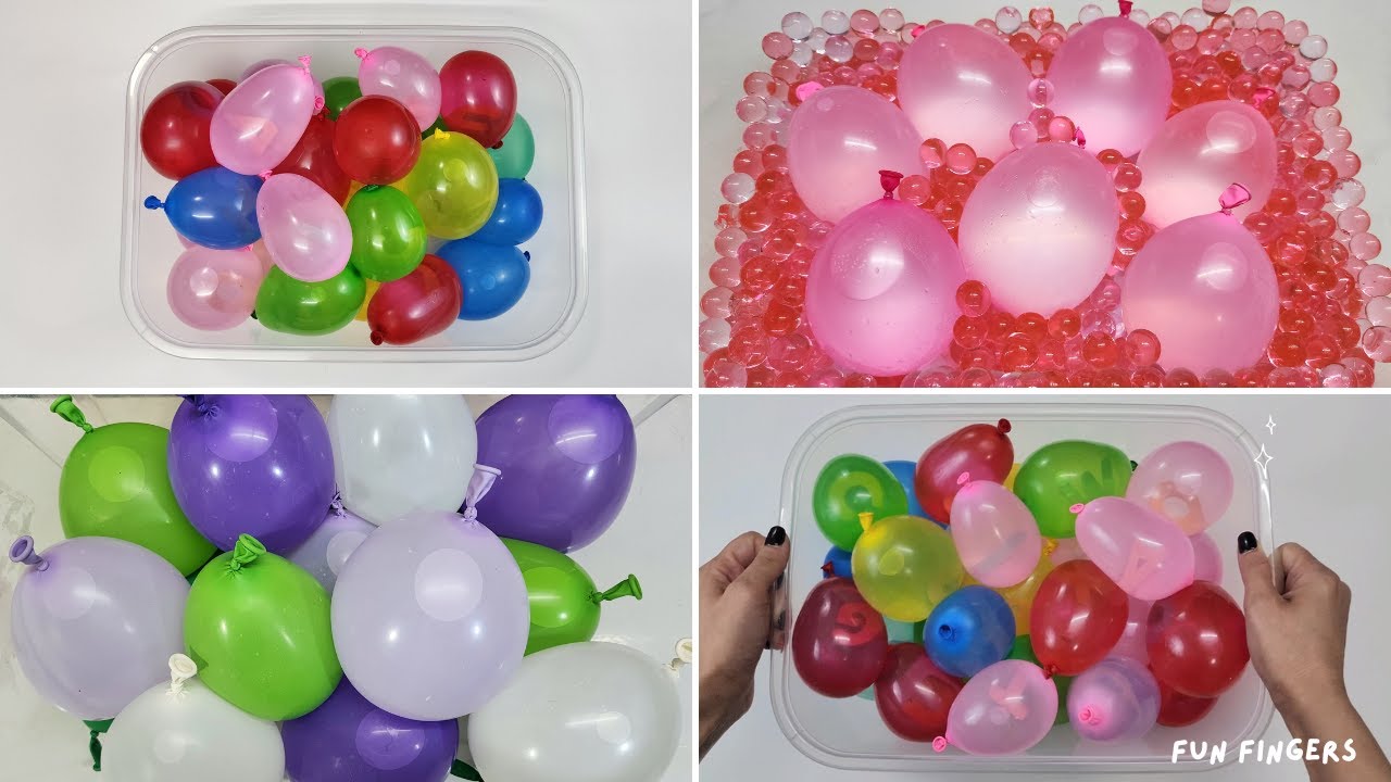 Best Water Balloon Popping Compilation! ASMR Super Satisfying Relaxing