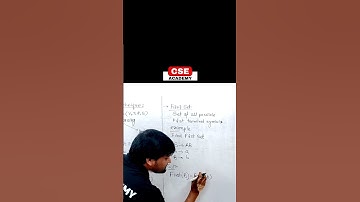 First and Follow in Compiler in Compiler Design | Find First ( ) in Compiler #compiler #first