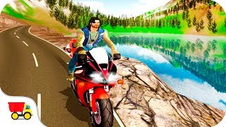 バイク レース ゲーム - Mountain Biker 3D Sim - ゲームプレイ Android 無料ゲーム screenshot 3