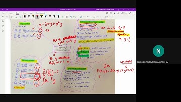 REVISION CHAPTER 1 PARTIAL DIFFERENTIATION AM025