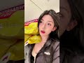 The girl imitates a couple