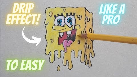 Learn How To Draw The DRIP EFFECT Like A Pro! (Art Tutorial)