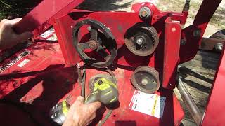 RDTH72 3 Blade / 6' Mower Cutter - Spindle Pulley replace - R&R Gear-Box Drive and Pulleys Ford 3910