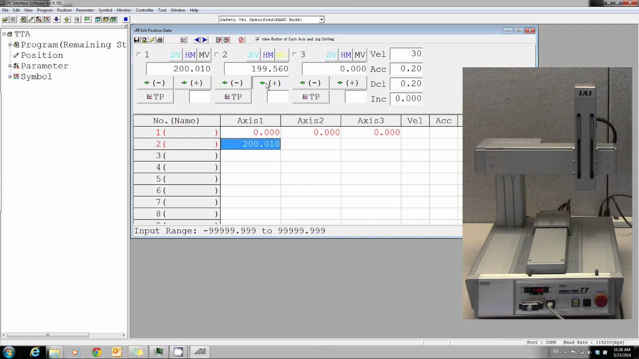 XSEL Software Training with TTA Table 