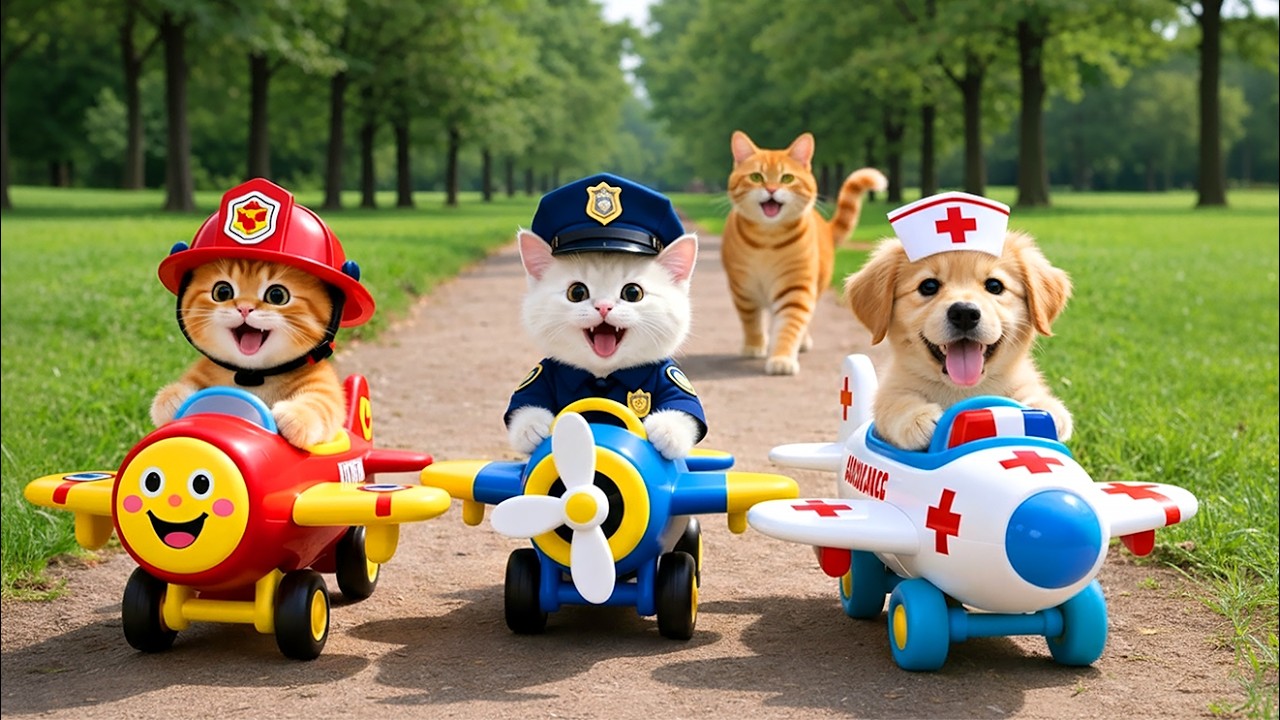 Mama Cat Trims Fur on the Farm and Makes Tiger Hat For Kittens At Home🐾🎩🐯