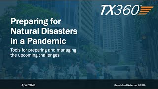 Preparing for Natural Disasters During a Pandemic