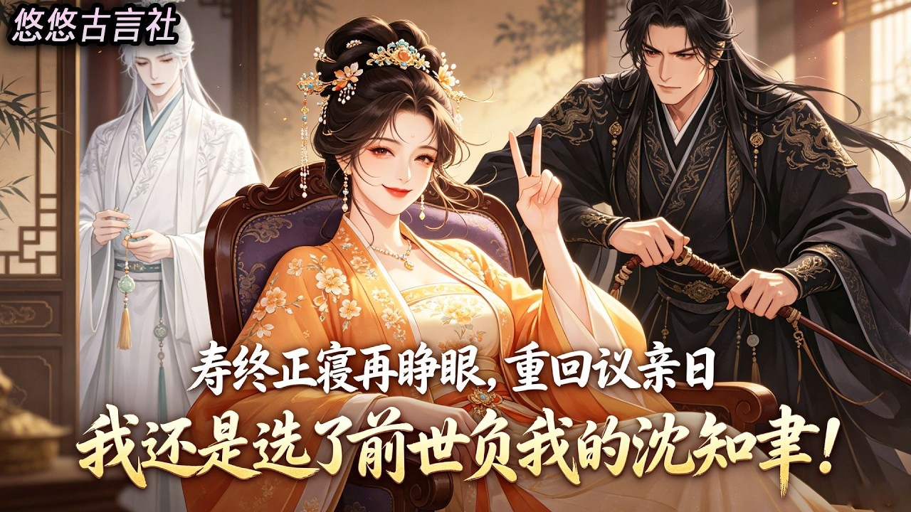 壽終正寢再睜眼,我重回議親日,選了前世負我終身的沈知聿,青梅竹馬的少年御史紅着眼問:為什麼不選我?我:他家底滔天、一生富貴安穩,最关键的是没有白月光啊!#小說 #睡前故事