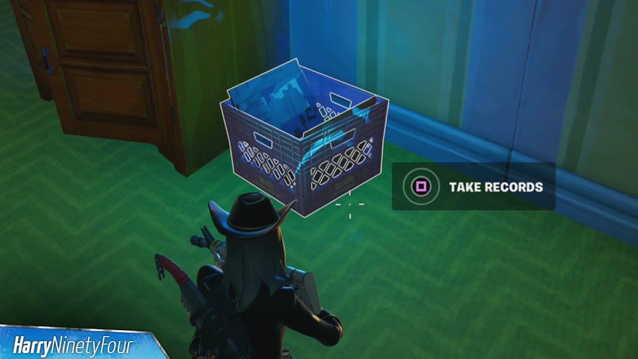 Collect Records from Pleasant Park or Craggy Cliffs All Locations - Fortnite