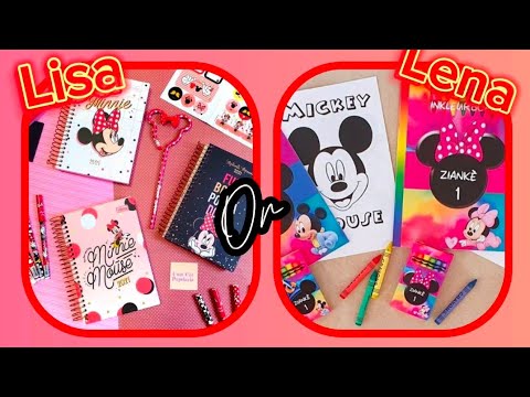 Lisa or Lena || 💖Mickey Mouse💖 || #lisaandlena #viral #trending #