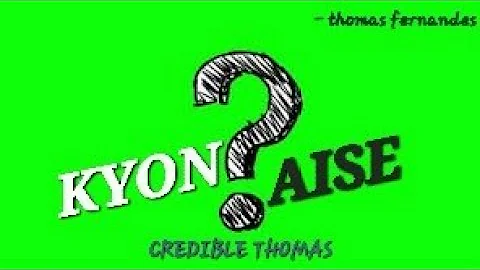 Kyon Aise/ Thomas Fernandes/ @crediblethomas7...