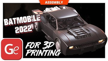 Batmobile 2022 3D Printing Model | Assembly by Gambody