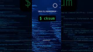 How to Use the cksum Command in Linux #shorts   #shortsvideo #shortvideo