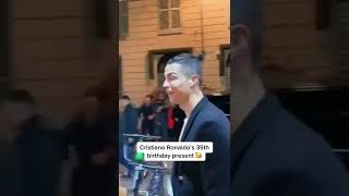 When Cristiano Ronaldo’s family surprised him with a brand new car 😎