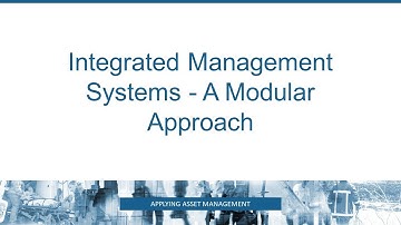 Integrated Management Systems - A Modular Approach