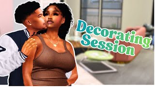 Cozy Sims 4 Decorating Session ✨ | Decorate &amp; Chill + Realistic Build Gameplay